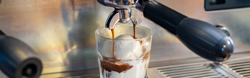 Eiskaffee Affogato selber machen Rezept