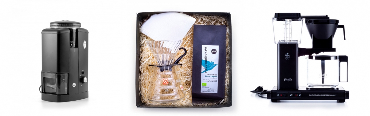 Kaffee-Geschenksets: Geschenkideen und Geschenkpakete für Kaffeetrinker und Kaffeeliebhaber