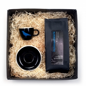 Geschenkpaket für Kaffeetrinker: ACME Espresso-Tasse & Espresso